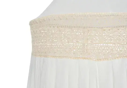 Canopy Vintage 245cm Boho Lace - Ivory - Petitpyla